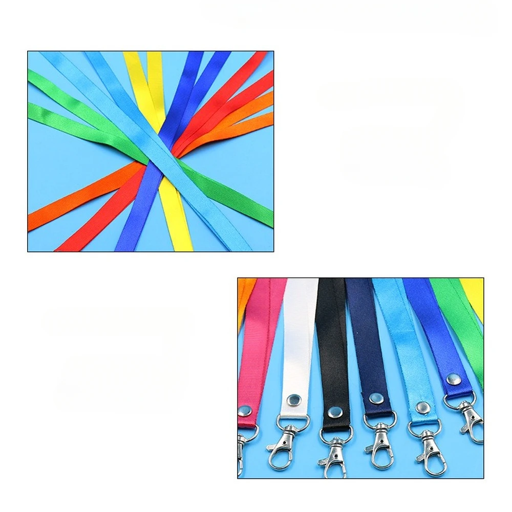 ID Badge Holder para Work Card, Work Card Lanyards, Name Tag, Working Permit, Neck Strap, Chaves, USB Flash Disk, Bus Pass, 1pc