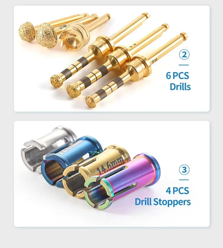 Dental Implant Sinus Kit Drills Stoppers Sinus Lifting Elevation Hand Instruments Surgical Tools - Image 6