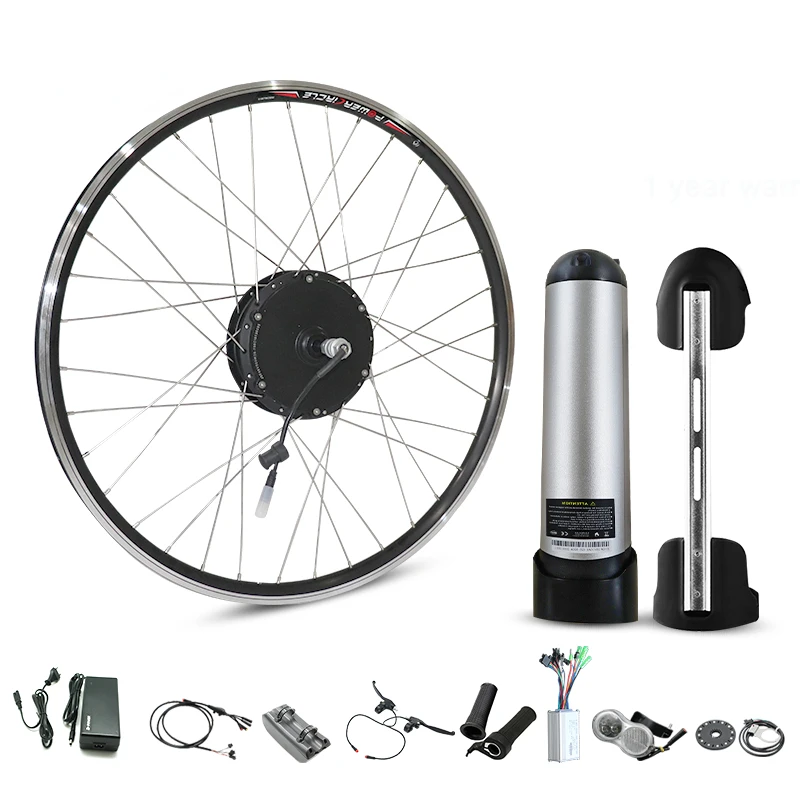 Hot Sale EU STOCK Electric Bike Parts BOTTLE Convertion Kit 26 Inch 12A  36V 500W Front Wheel  Bicycle 