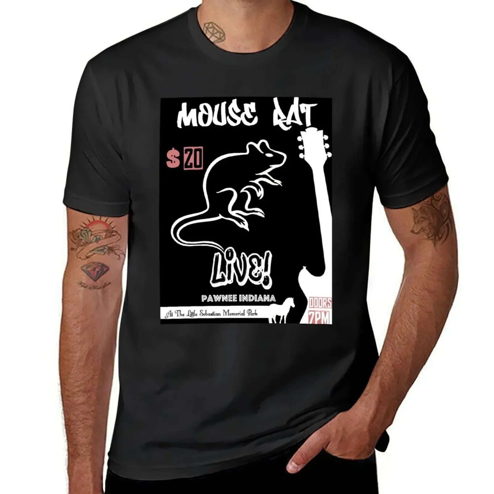 

Mouse Rat Concert Poster T-Shirt gifts for boyfriend oversize t-shirts man customs mens t shirts