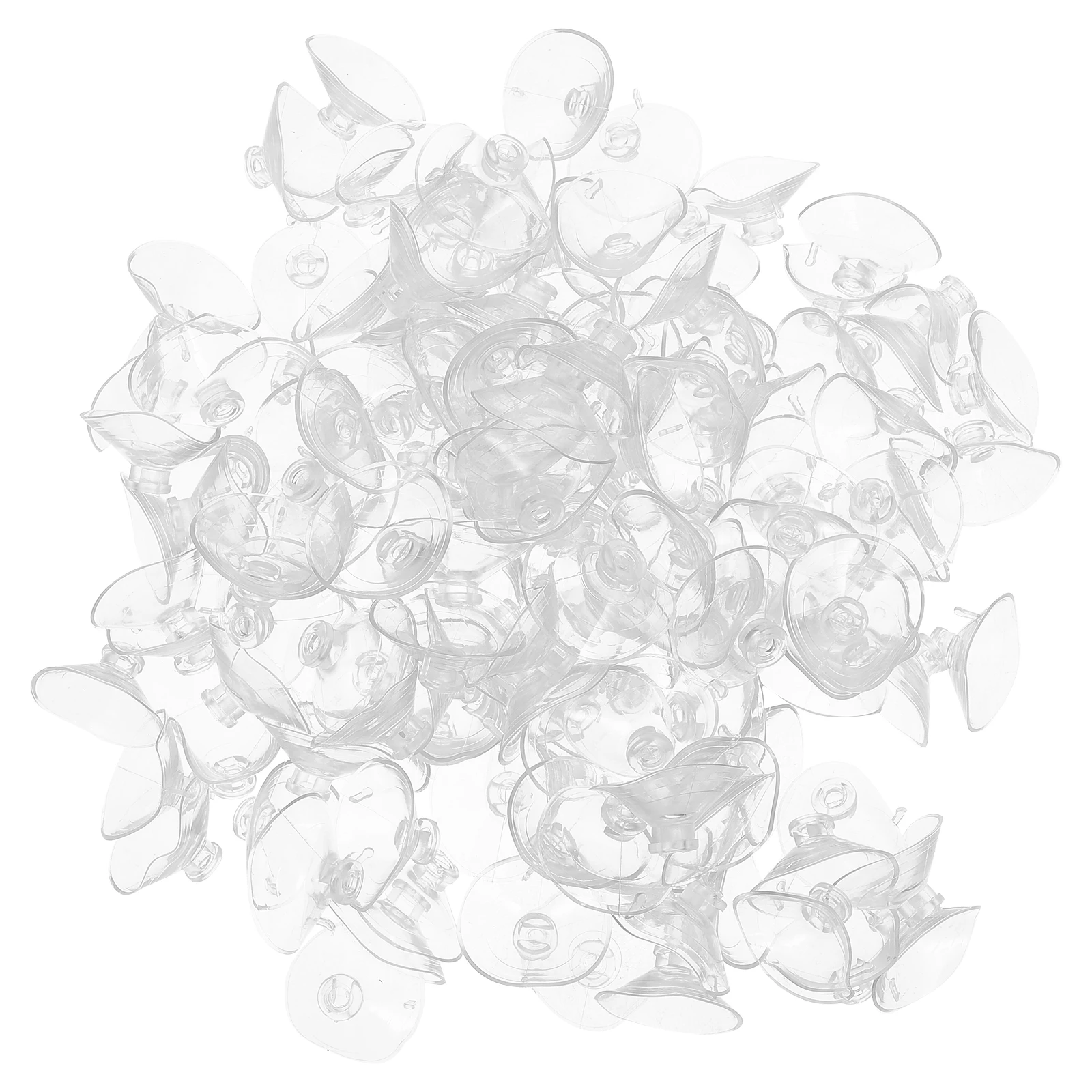 

150pcs Wedding Car Decor Supplies 4CM Suction Cup Hooks for Glass Floral Arrangement PVC Shower Caddy Replacement