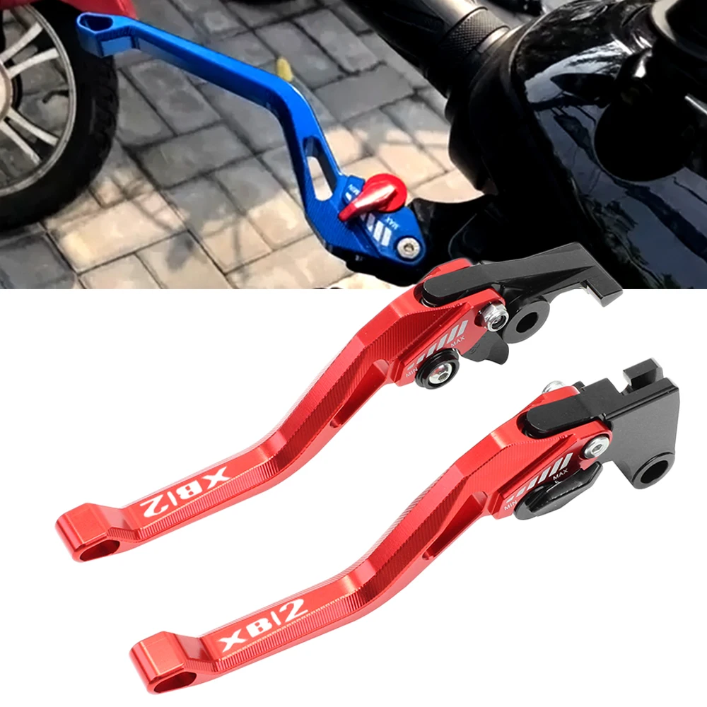 for Buell XB12Scg XB12Ss XB12R XB12 Scg Ss 2009 Motorcycle Accessories CNC Aluminum Adjustable Brake Clutch Levers Short Handle