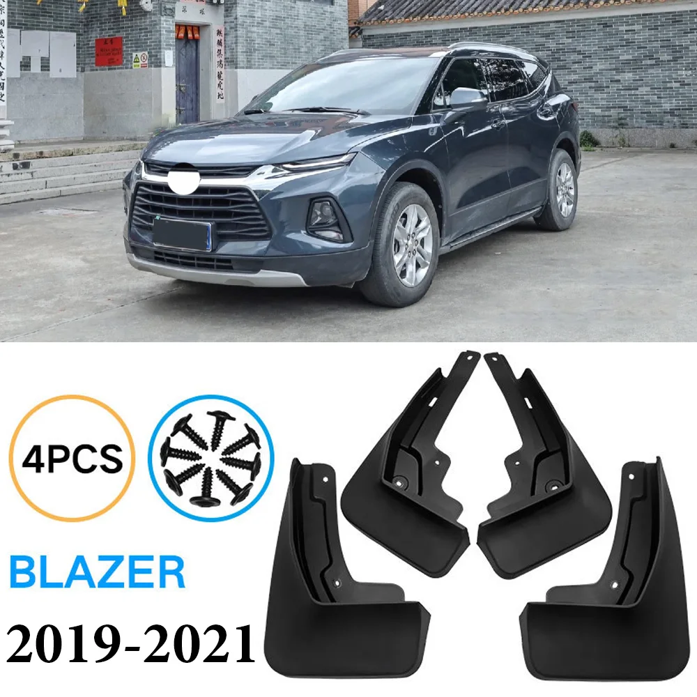 

For Chevrolet blazer 2019 2020 2021 Car Mudguard Anti-splash Anti-Fouling Front&Rear Fender Car Accessories 4pcs