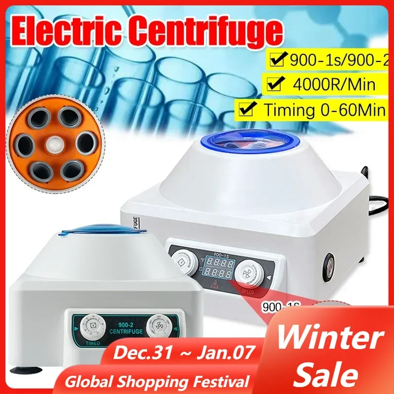 Electric Blood Centrifuge Prp Plasma Centrifuge Machine Electric Laboratory Timing Centrifuge Medical Practice Machine 2086xg