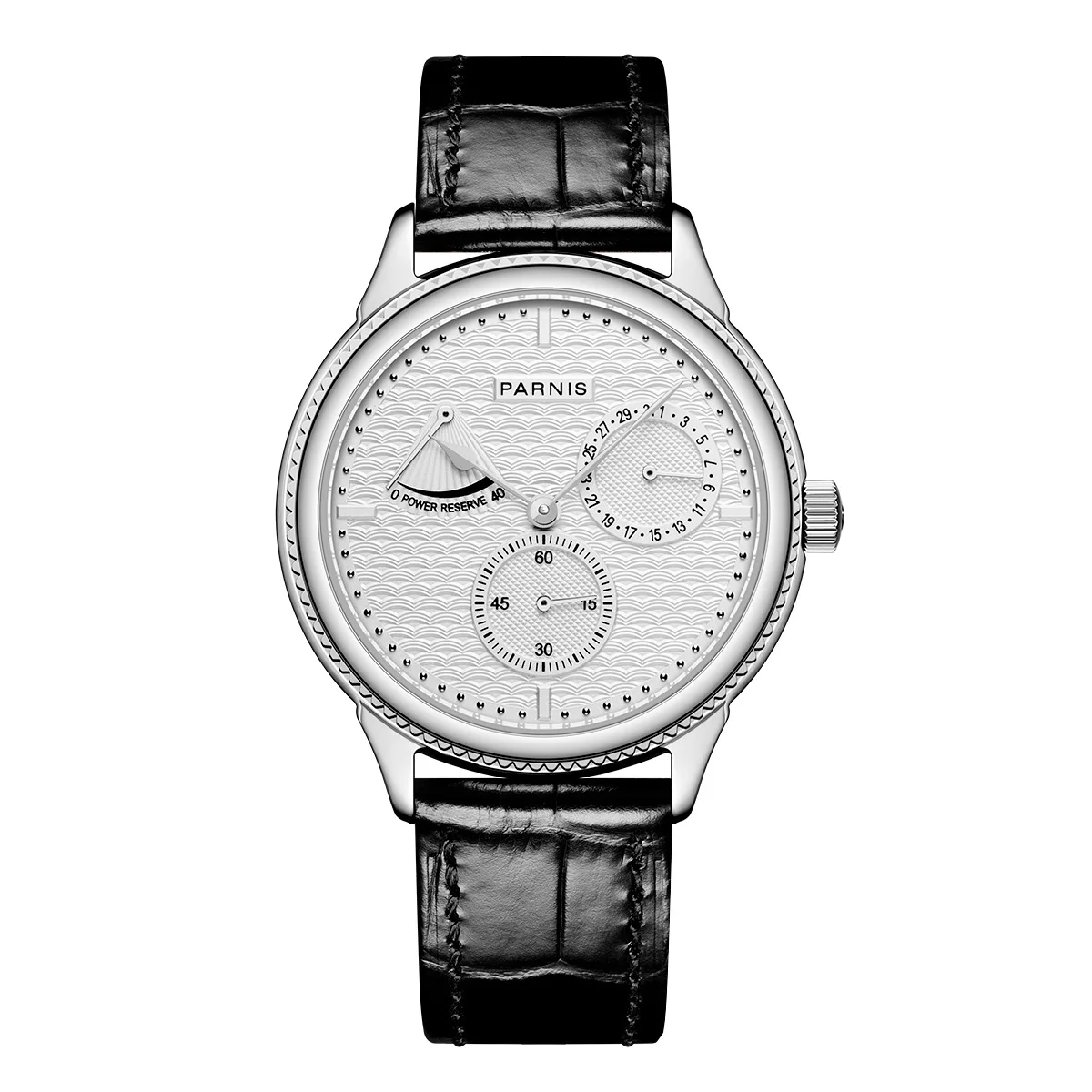 New Fashion Parnis 42mm Automatic Men's Watch Power Reserve Calendar Mechanical Watches Relogio Masculino Man Clock Gift 2026