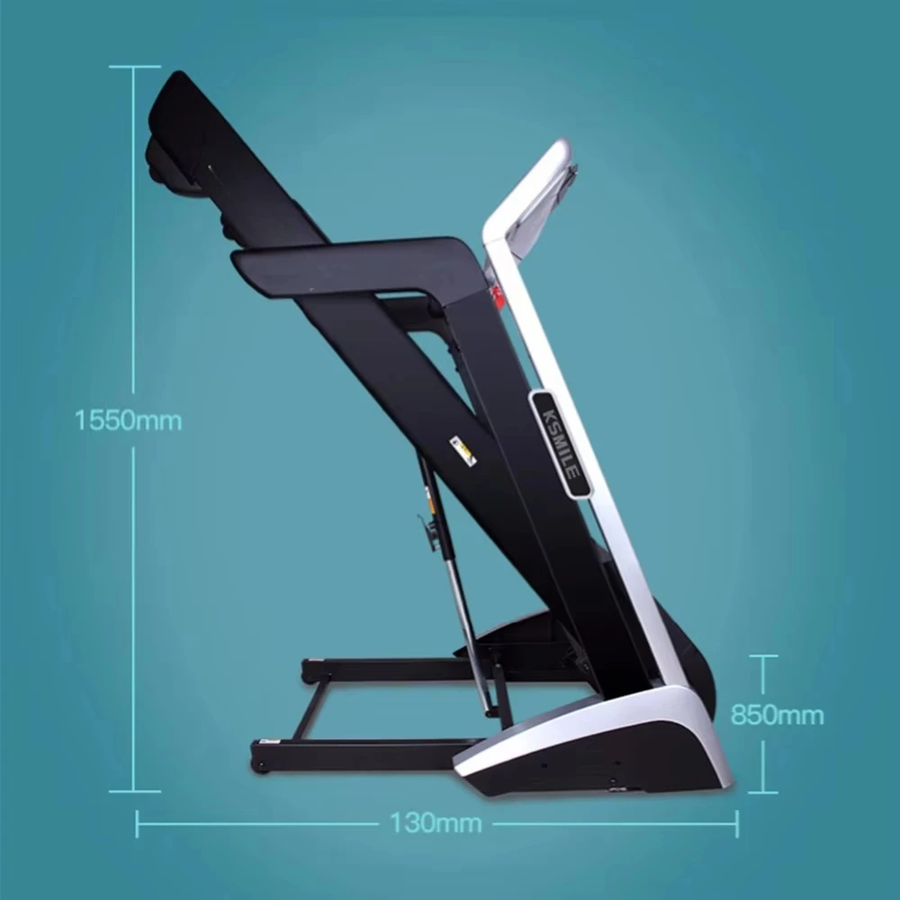 300킬로그램 하중 용량 가정용 다기능 워킹패드 전기 곡선형 트레드밀