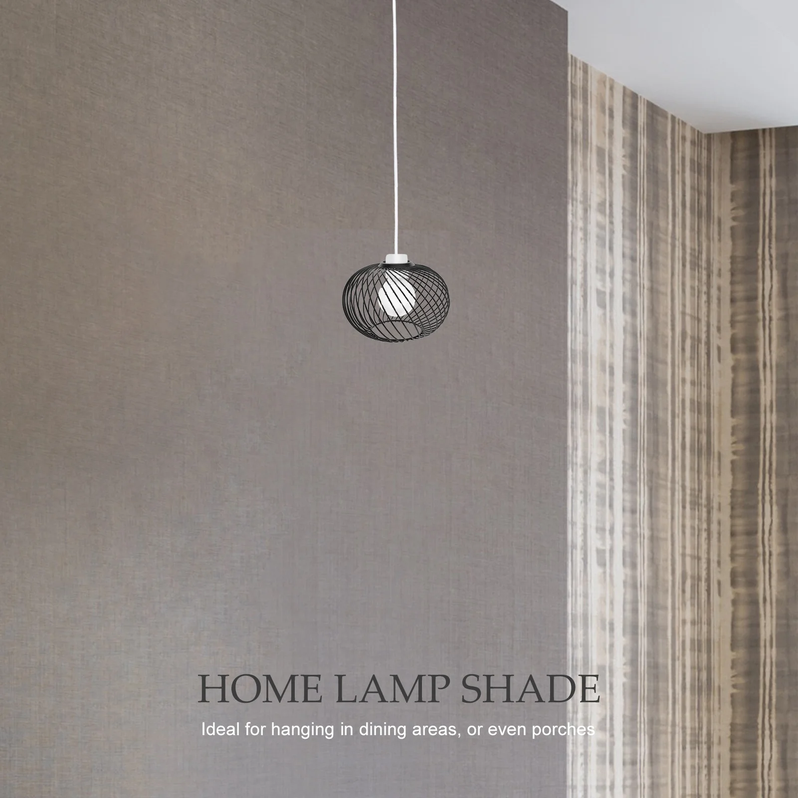 

Simple Small Metal Cage Lamp Shade Decorative Light Shade Replacement For Ceiling Hanging Lamps Industrial Wire Lampshade