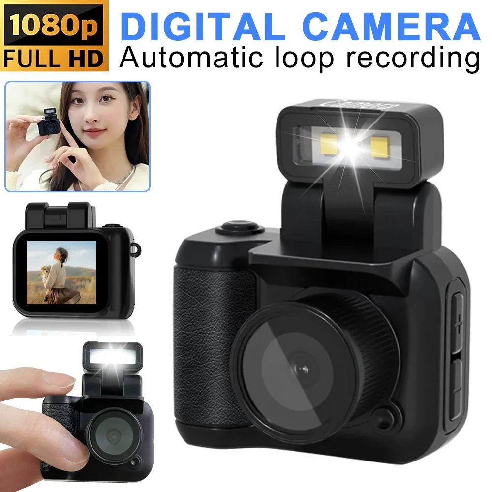 

HD 1080P Mini Camera Portable Pocket Cam With LCD Screen Digital Camera Flash Light Video Recorder Student Small Camcorder Y4000