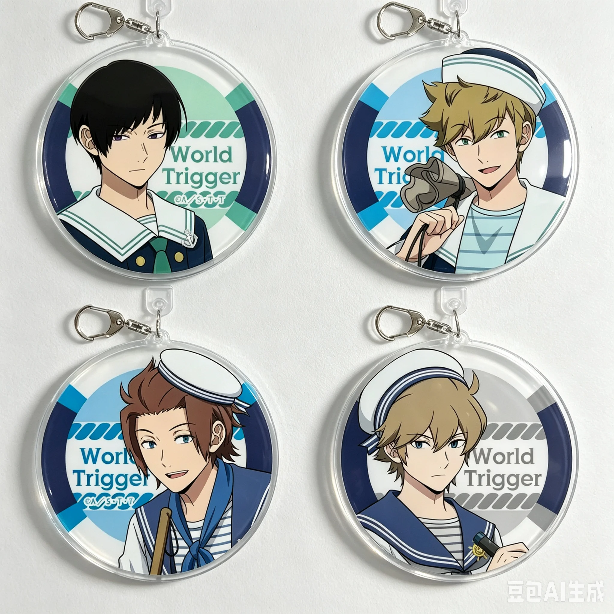 New 2026 World Trigger Bag Acrylic KeyRing Anime Lovers Lovely Products Sweet As A Gift For Fans Exquisite Product Keychain