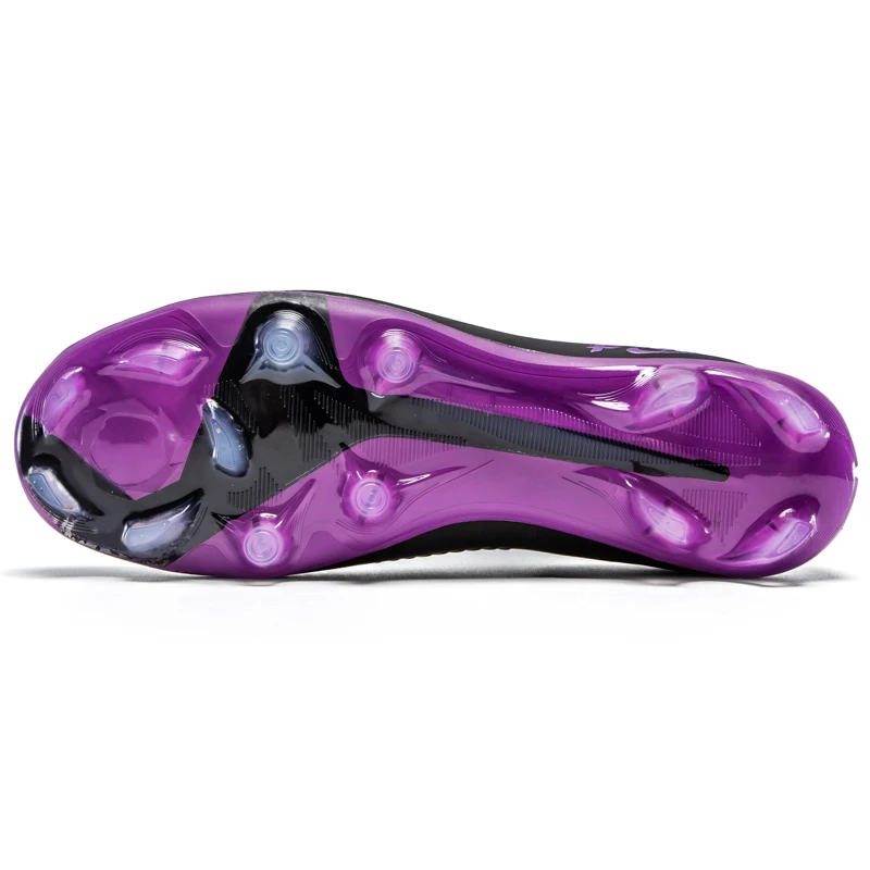 New Summer Football Shoes Long Spike Grass Football Shoes Training Competition Low Top Spike Sports Shoes For Men 35-45