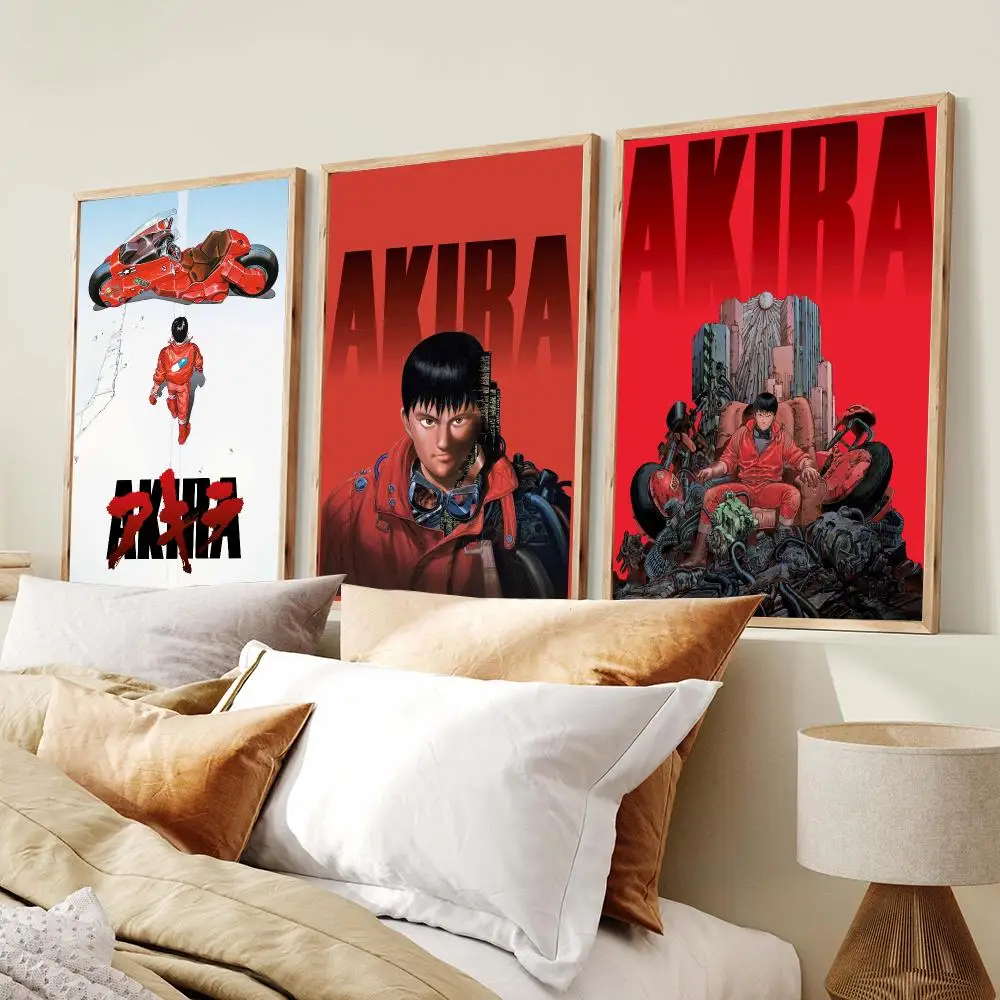 Classic Cyberpunk A-AKIRA Poster Modern Minimalist Wall Art Prints Poster Home Decor Interior Bedroom Living Room