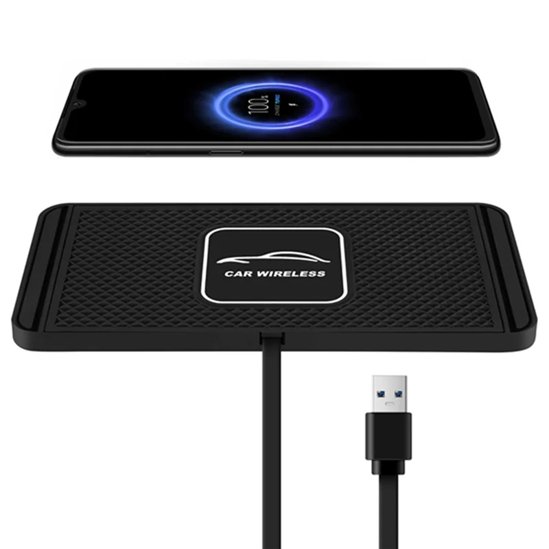 

Firmly 2Pcs 5/7.5/10W C1 Car For Qi Wireless Charger Pad Fast Charging Dock Station Non-Slip Mat