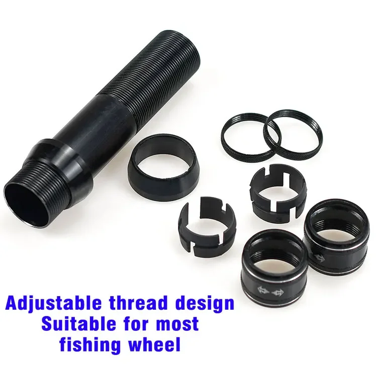 16 # /18 # /20 # /24 # /28 # DIY Fliegenfischen Reel Sitz Spinnrad Stange Aluminium Rad Halterung Clip Casting Fisch Zubehör – Detail 3