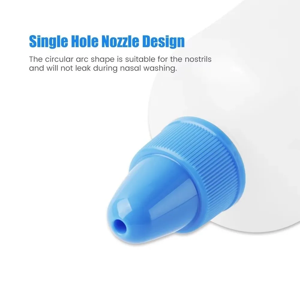250ml Nasenspülflasche Nasenspüler Nasenspülgerät für den Heimgebrauch Nasensauger zur Vermeidung von Allergischer Rhinitis für Erwachsene und Kinder Neti Pot – Detail 7