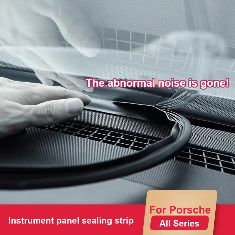 

Car Universal Sealing Windshield Sealing Board Soundproof Automobile Rubber Strip Instrument Panel Seal Strip For Porsche