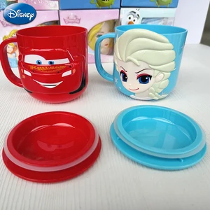 Disney children's glass with lid, milk mug, frozen Elsa, 3D cartoons, mouth -brushed glass, glass of drinking water, mickey, point, home, children 9 Main Sales Stitch Mug - №7