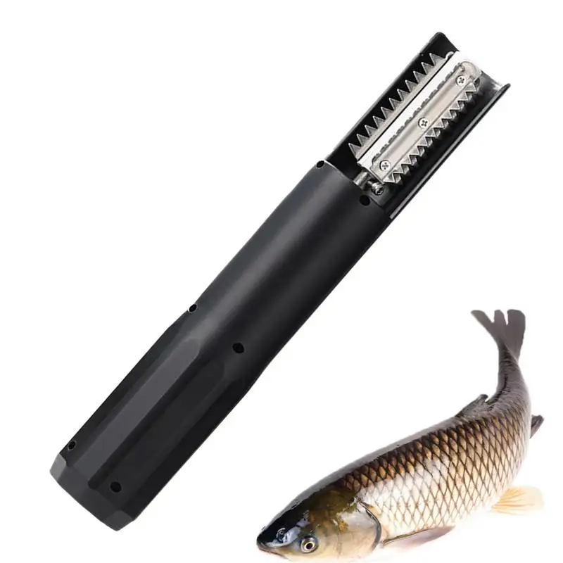 

Electric Fish Scaler Fish Scale Remover Tool USB Rechargeable Cordless Scraper Cleaning Gear With Protective Cover For Home