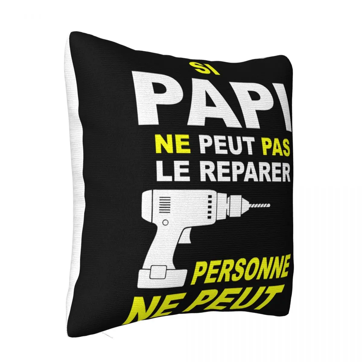 T Personnalise Si Papi Ne Peut Pas Le Reparer Fete Cadeau Anniversair T003 Pillow Case