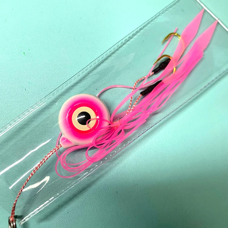 60g Testar Fishing Lures Deep Sea Kabura Jigging Glow Metal Jig Slow Jig Dead Rubber Skirt Luminous Tenya Madai Inchiku Pesca