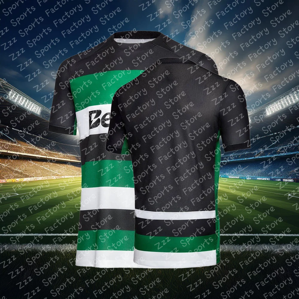 New Arrival 24/25 Primeira Liga Sporting CP Home Football Jersey Kids Adults 2024 Summer Soccer Training Tops Clothing