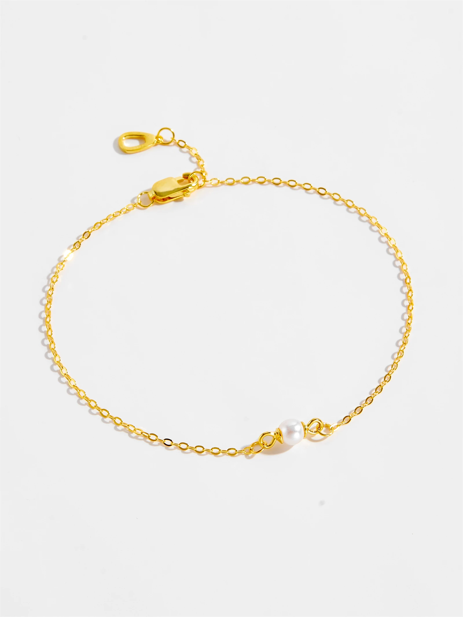 DPLAOPA 925 Sterling Silver Gold  on Recycled Sterling Silver Bracelet Freshwater Pearls Cubic Zirconia Women Luxury Jewelry