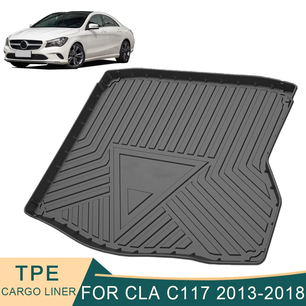 

For Mercedes-Benz CLA Coupe C117 C118 2013-2023 Auto Car Cargo Liner Non-slip Trunk Mats Boot Tray Carpet Interior Accessories