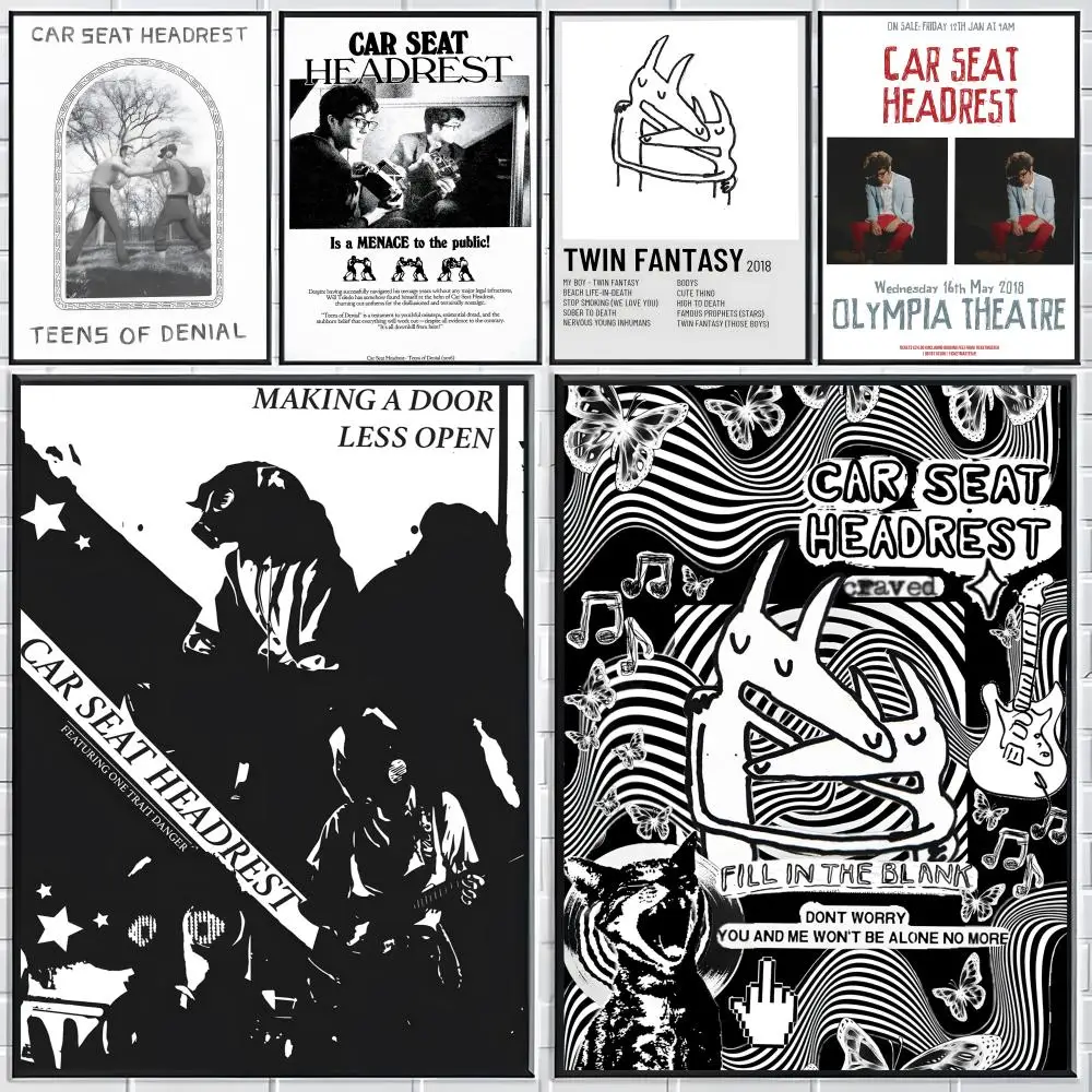 Band Car Seat Headrest Poster Classic poster and wall art prints are suitable for living rooms, bedrooms,and home