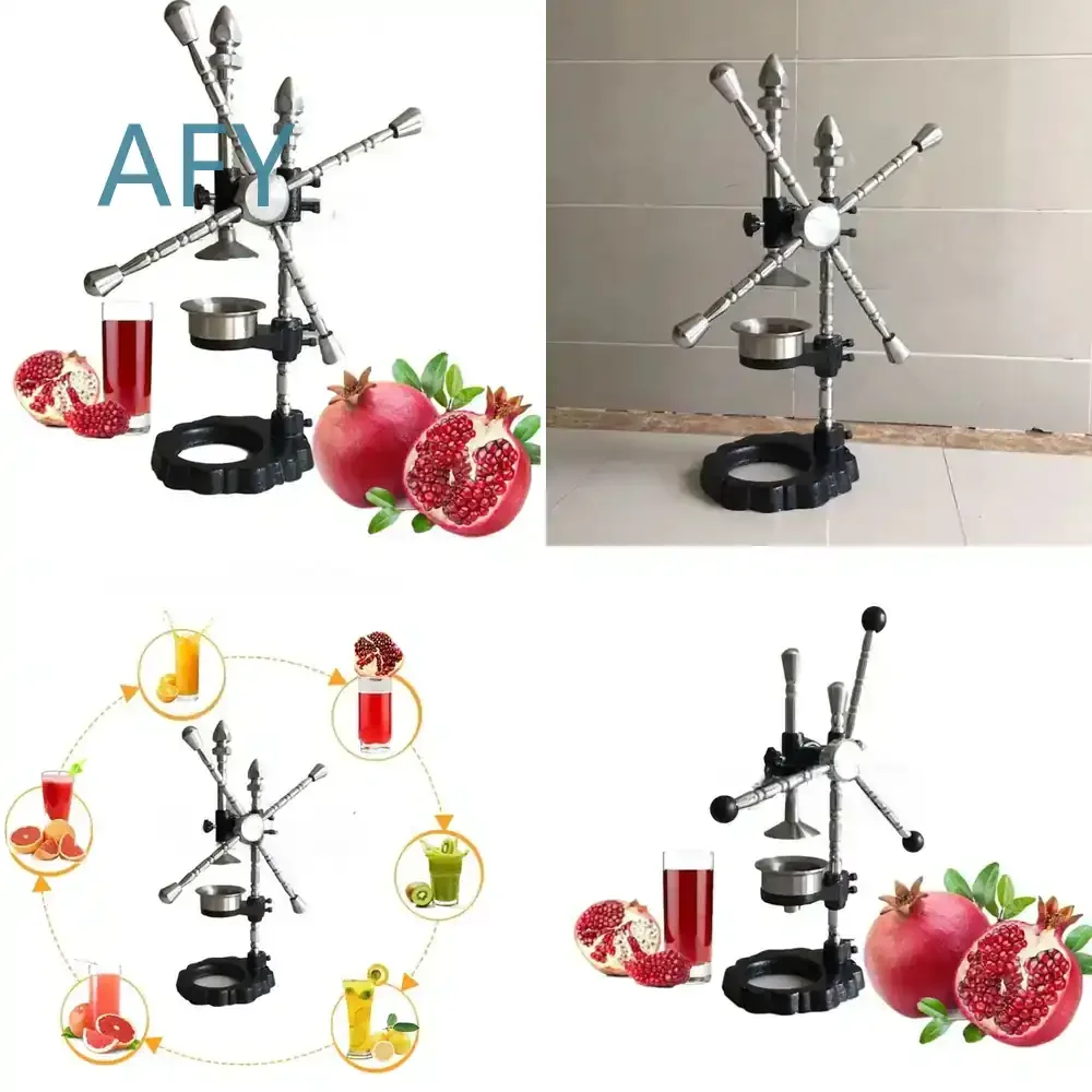 Heavy Cast Iron Hand Pressed Manual Juicer for Orange Lemon Lime Grapefruit Pomegranate Citrus Juice Extractor for Kitchen