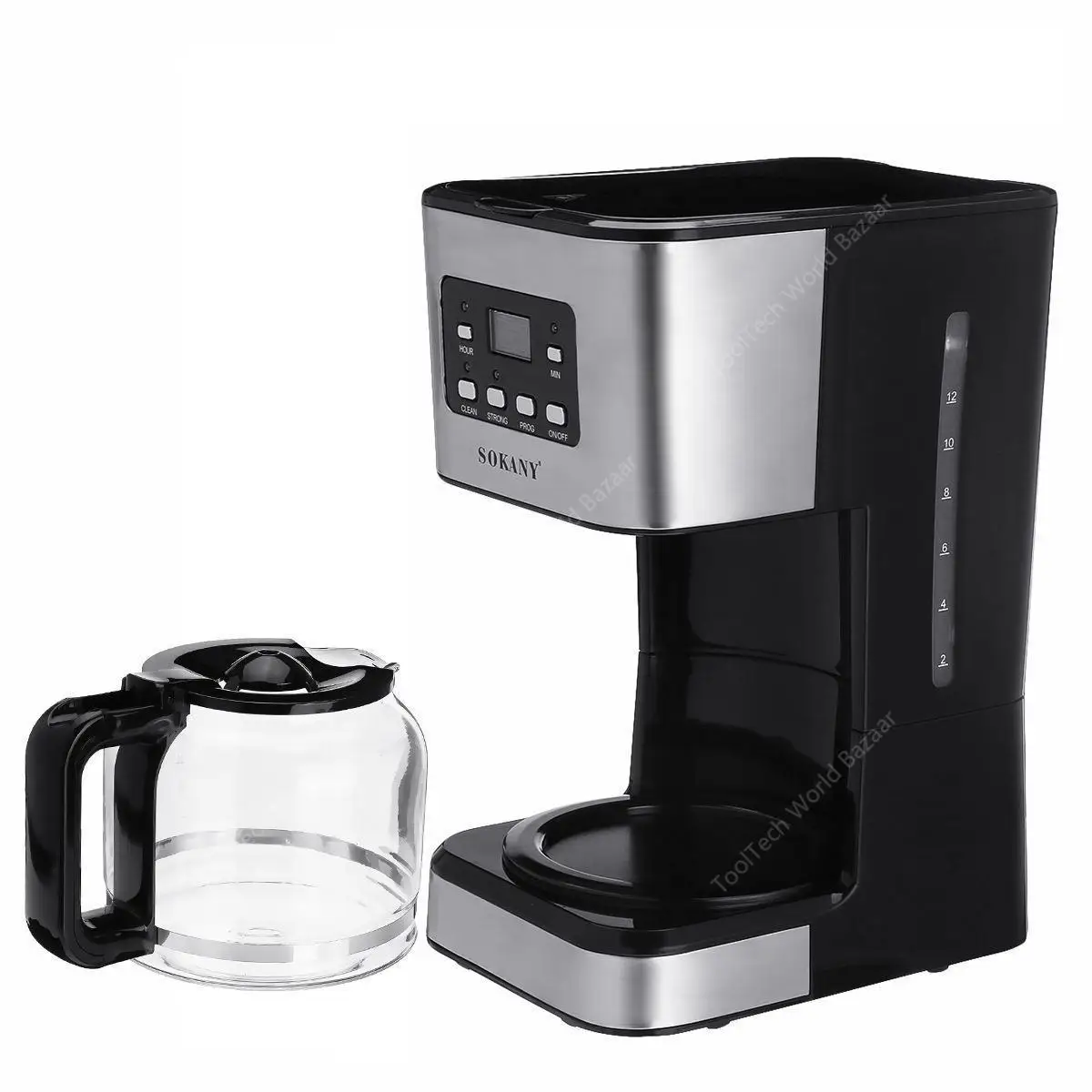 Máquina de café por gotejamento americana 1,5L função de isolamento de reserva 24 horas 950W