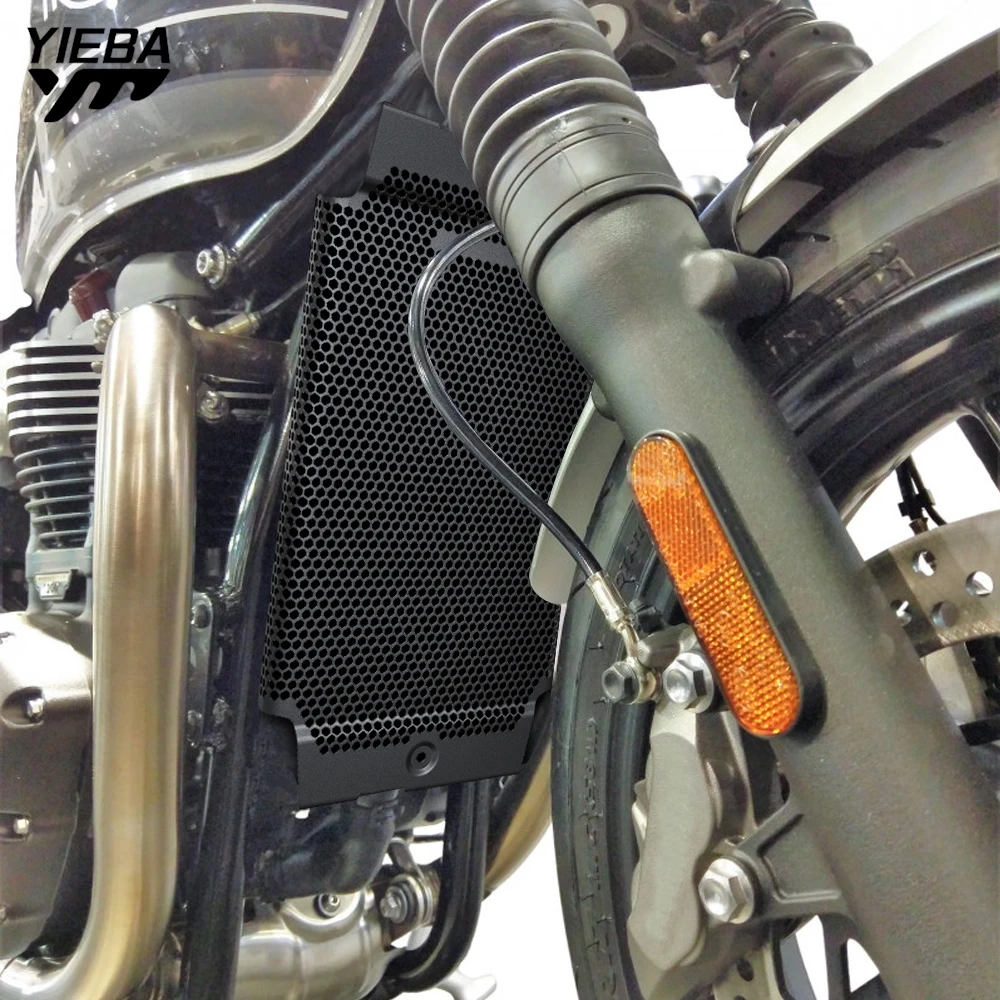 

Motocycle Radiator Grille Cover Water Tank Radiator Guard Protection For Thruxton T120 R T120 2016 2017 2018 2019 Accessories