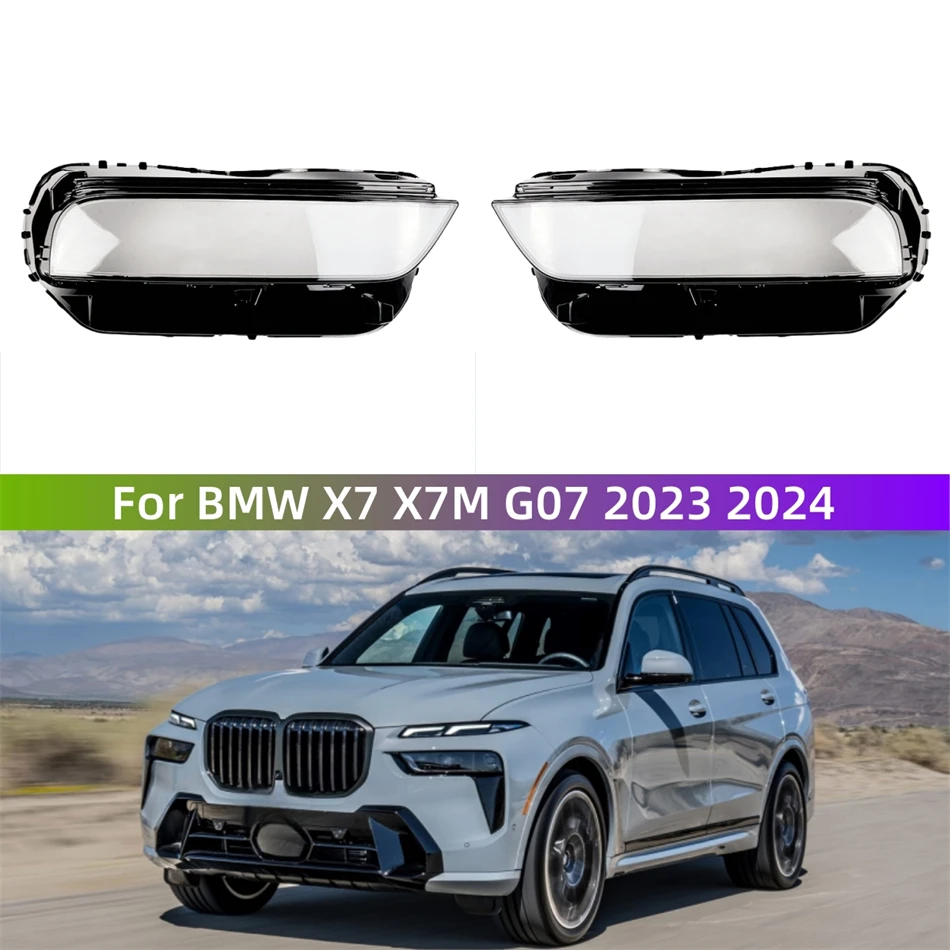 

For BMW X7 X7M G07 2023 Car Acccessories Headlights Lights Glass Replace The Original Lens