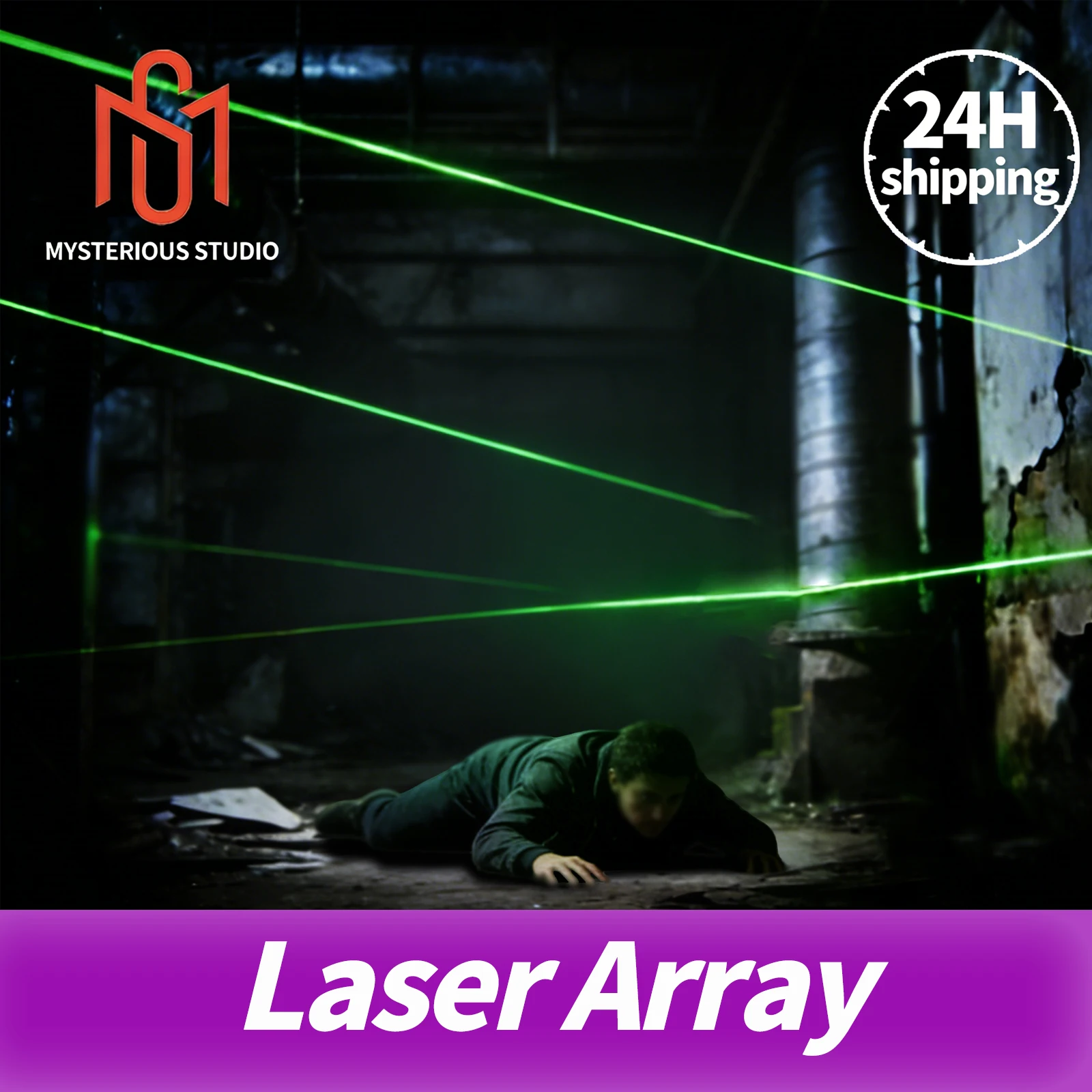 Mystery Studio Escape Room Props Escape Room Game Electronic puzzle Laser Array Props 1987 superb GY YO