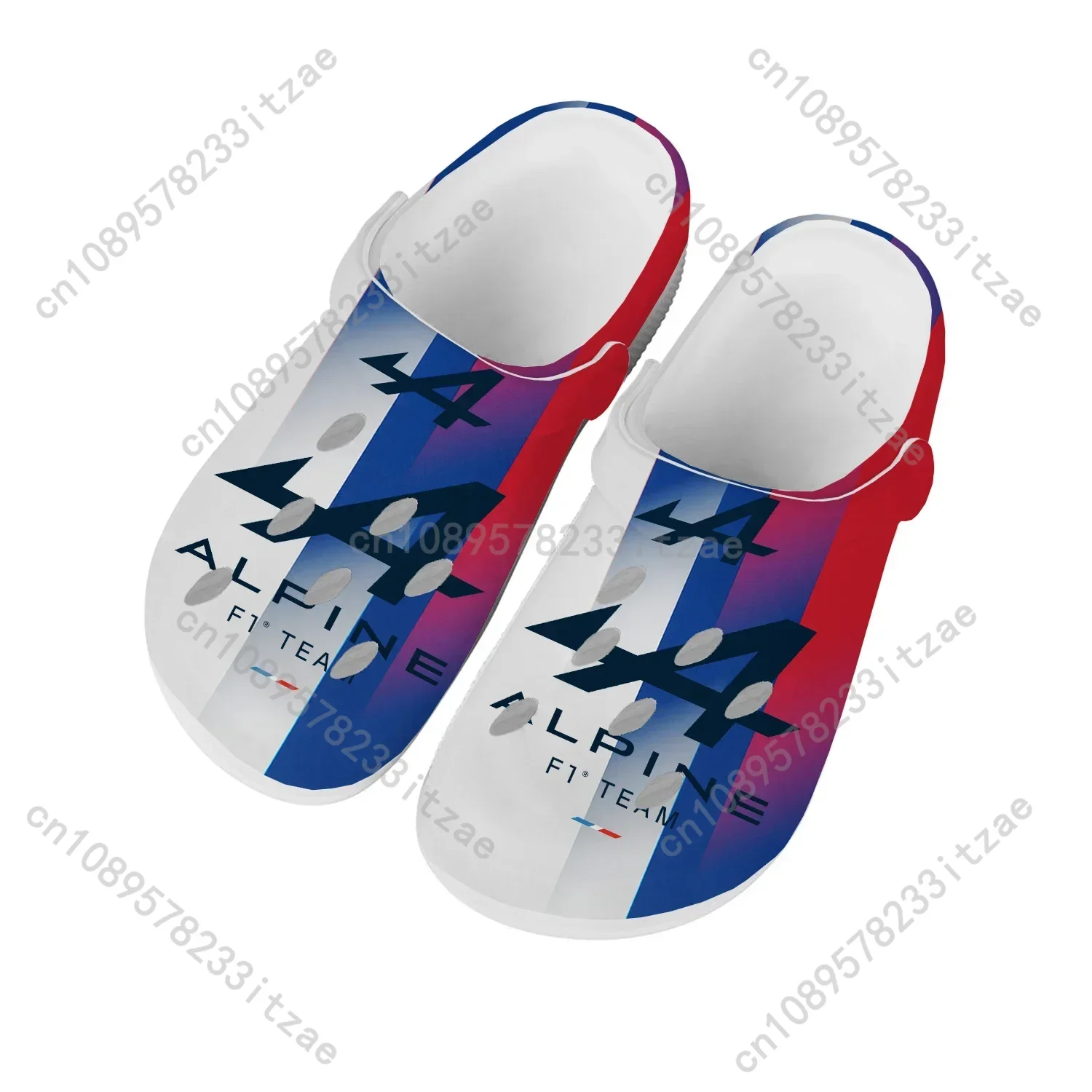 

2024 Alpine F1 Home Clogs Team Racing Mens Womens Teenager Custom Built Water Shoes Fashion Garden Beach Hole Slippers Sandals