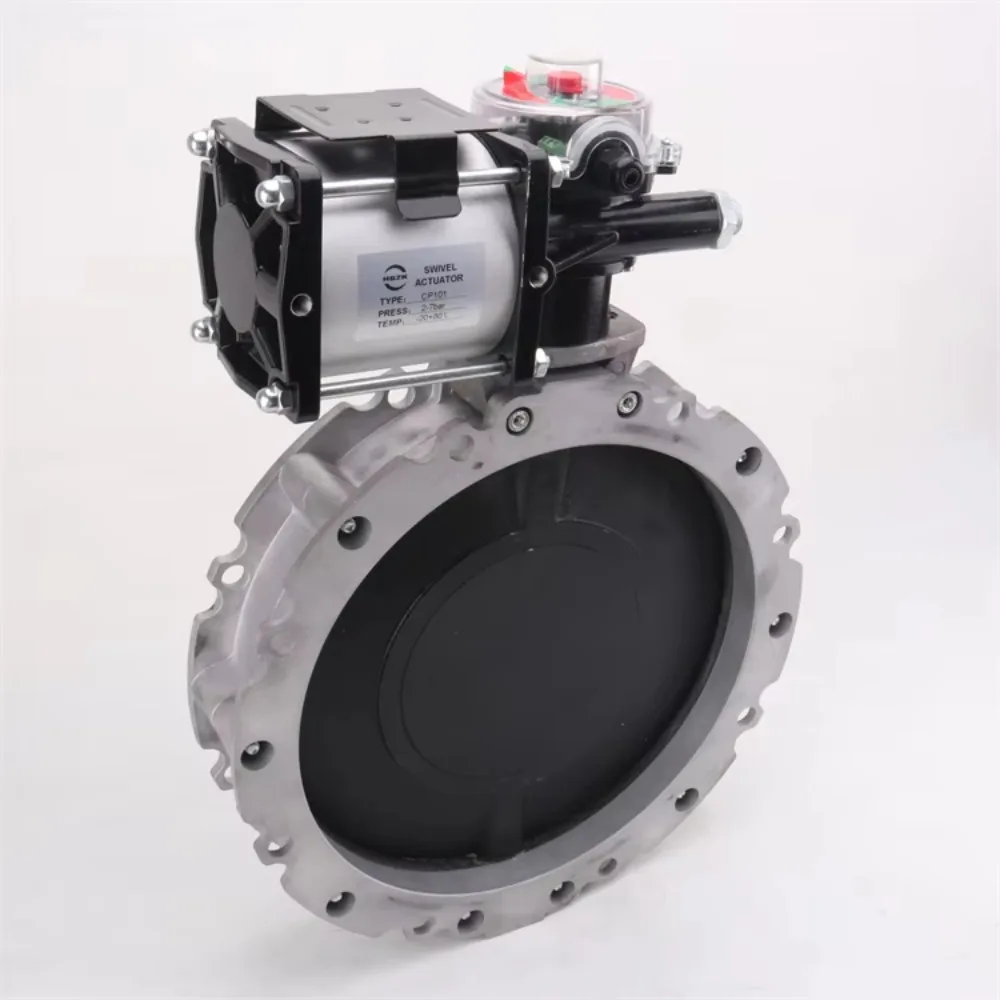 VFS V1FS V2FS Aluminum Alloy Butterfly Valve for Cement Pneumatic Powder Silo 4–12 Inch DN300