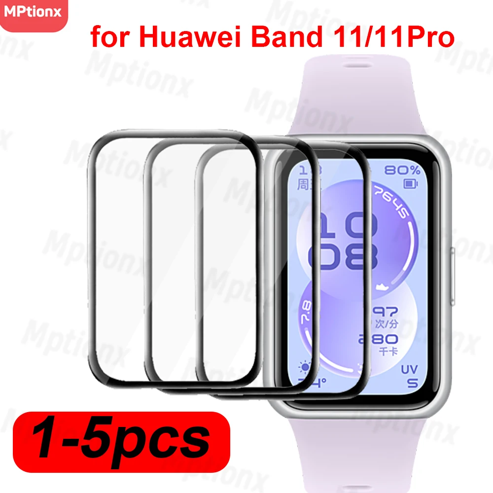 Screen Protector Film For Huawei Band 11 Pro Curved Soft TPU