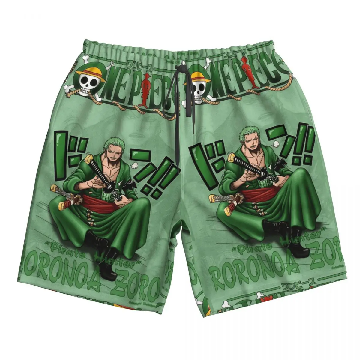 Picture 5: New Shorts One Piece Anime Zoro 3D Mens Swim Trunks Male Swimwear