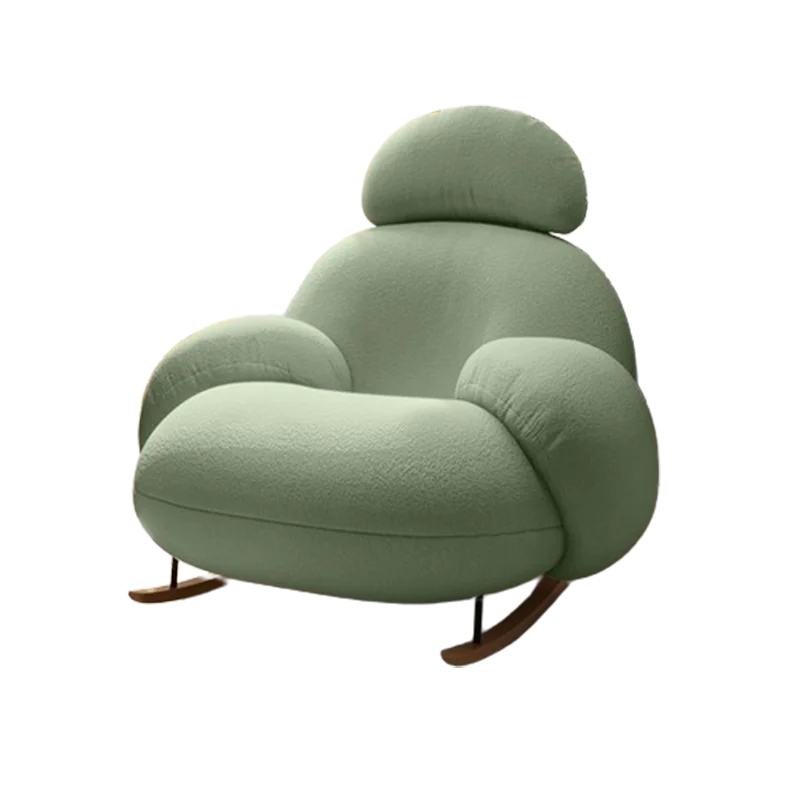 Ergonomic Green Chairs Rocking Floor Cute Designer Chairs Lazy Sofa Muebles De La Sala Sofa Set Living Room Furniture