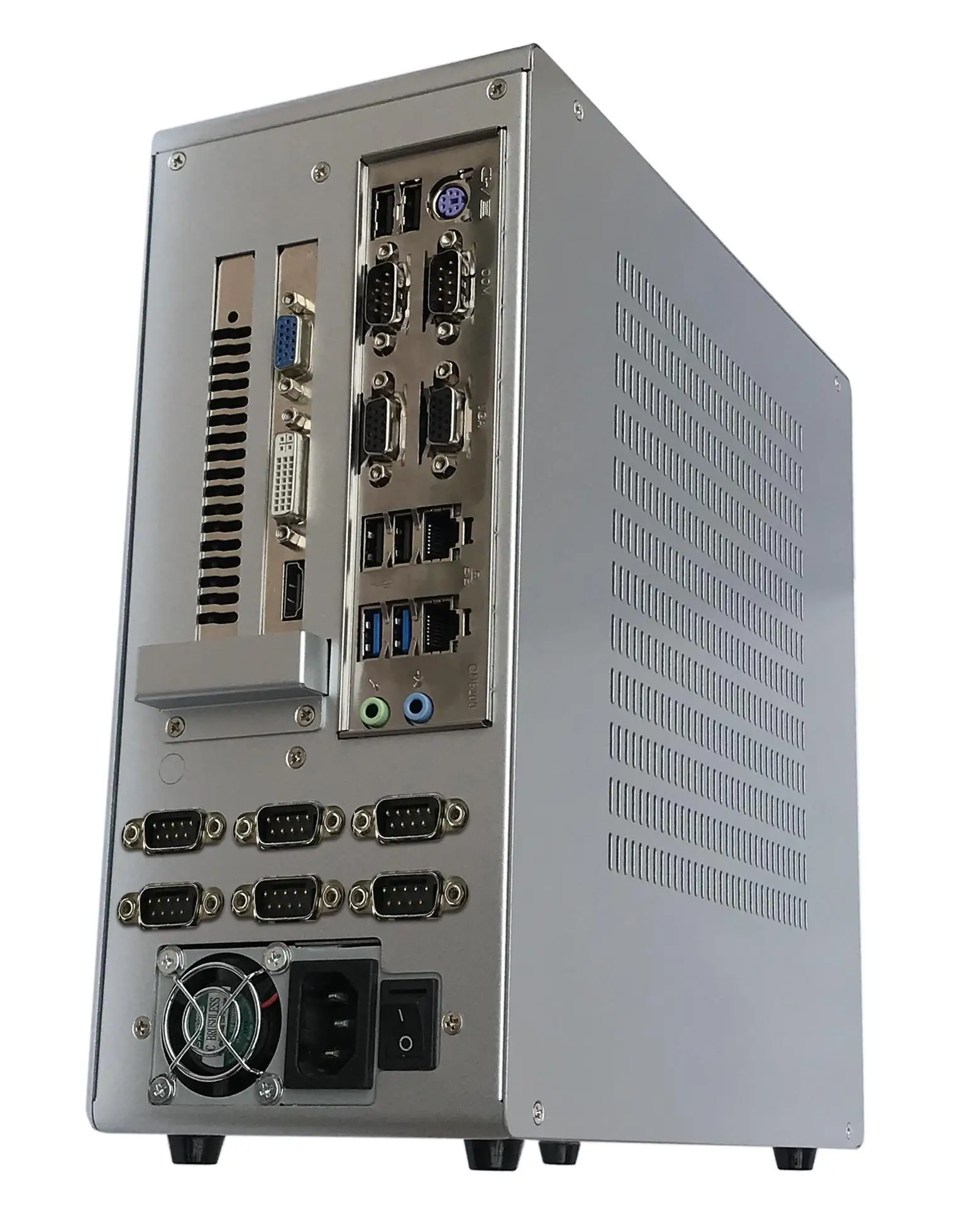 K6P-QM8200 Desktop Industrial PC Supports 4th Gen LGA1150 Core I3 I5 I7 Dual DDR3 Max 16G ATX Power