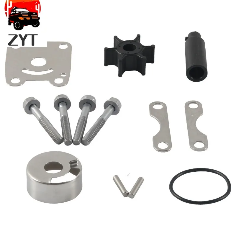 

Water Pump Impeller Repair Kit 6L5-W0078 6L5-W0078-00 for Yamaha 3 HP Malta 2-Stroke Outboard Engines