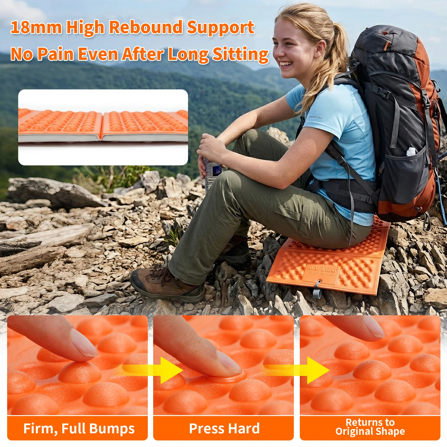MAPLEAF Egg Nest Folding Cushi - Outdoor Camping Rug ulasan dan harga