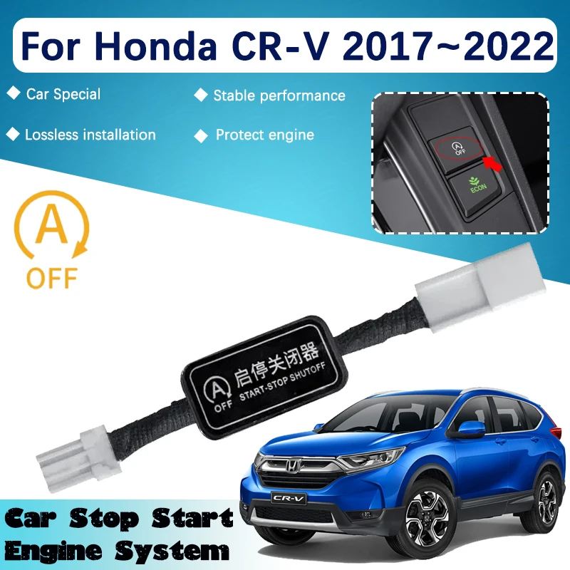 Samochodowy wyłącznik zatrzymania do Hondy CR-V 2017 ~ 2022 2021 Automatyczne wyłączanie układu silnika Eliminator Wtyczka Urządzenie sterujące Akcesoria
