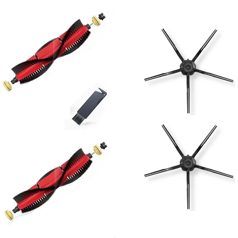 Запасные комплекты для Xiaomi Roborock S6/S50/S5max/S6max V, щетки для чистки, съемная основная щетка, боковая щетка