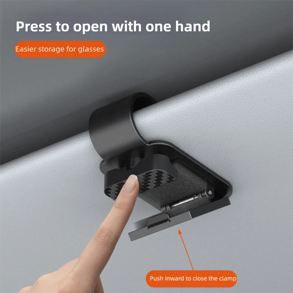 Plastic Sunglasses Holder Premium Convenient Sunglasses Clip Glasses Protection Scratch-resistant Automobile Glasses Organizer