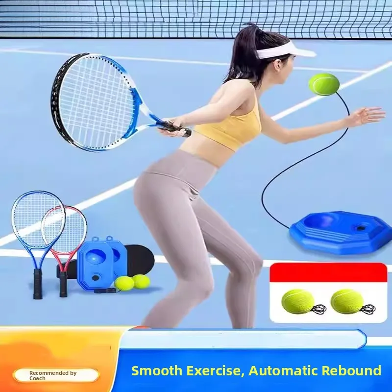 

Adult Tennis Trainer with Rope Self-Beat Back Elastic Children's Racket Beginner Flagship Store Tennis Training Equipment