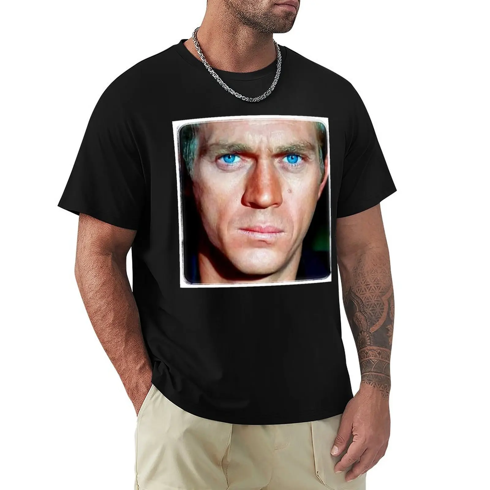 

MCQUEEN EYES COOL T-Shirt fashion shirts blacks anime Blouse men t shirts