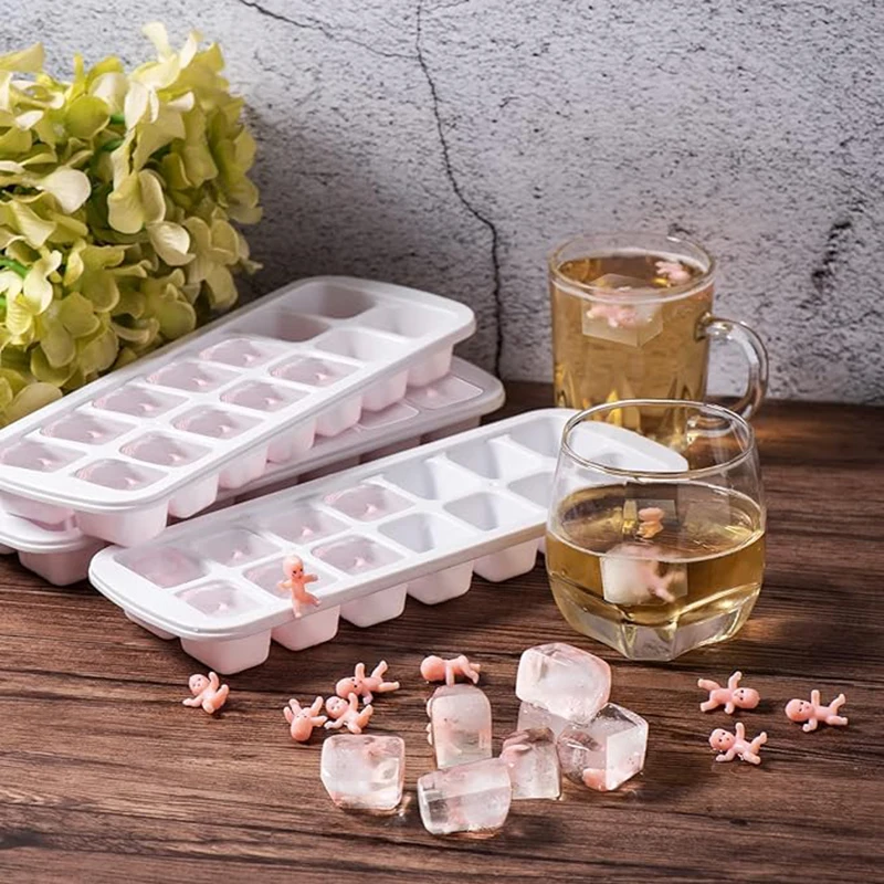 180Pcs Plastic Mini Babies Baby Shower Party Decorations 1inch Baby Doll Ice Cube Game Baby Shower Birthday Party Favors