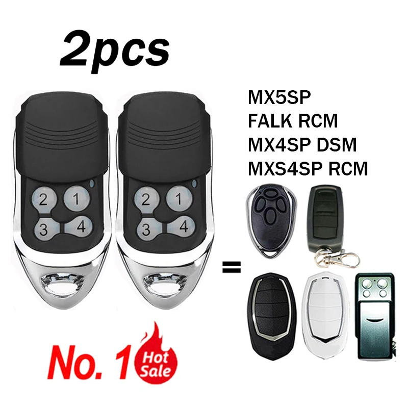 특별 할인 신제품 MOTORLINE FALK RCM MX4SP DSM MXS4SP RCM MX5SP 433.92MHz 전동 게이트 리모컨 키체인 차고 명령