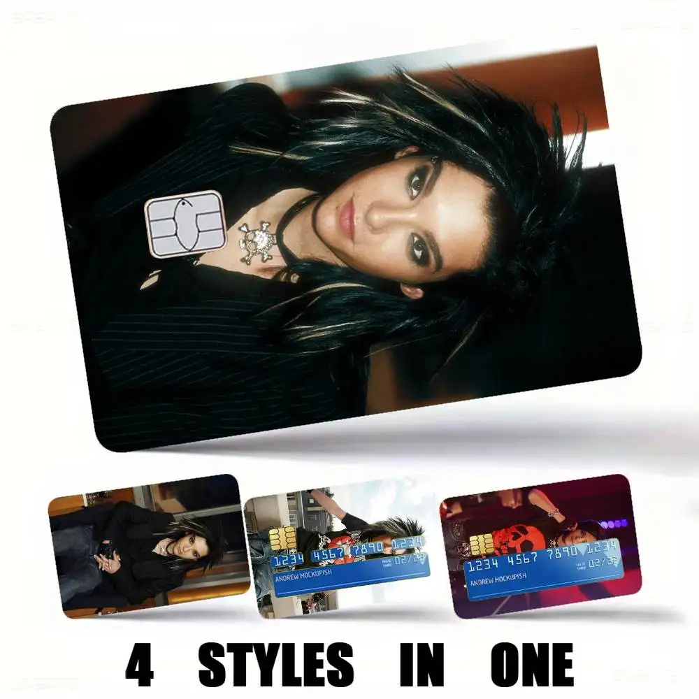 okio Hotel Bill Kaulitz-z Credit Card HD Stickers Easy to replace, change card style anytime as you like