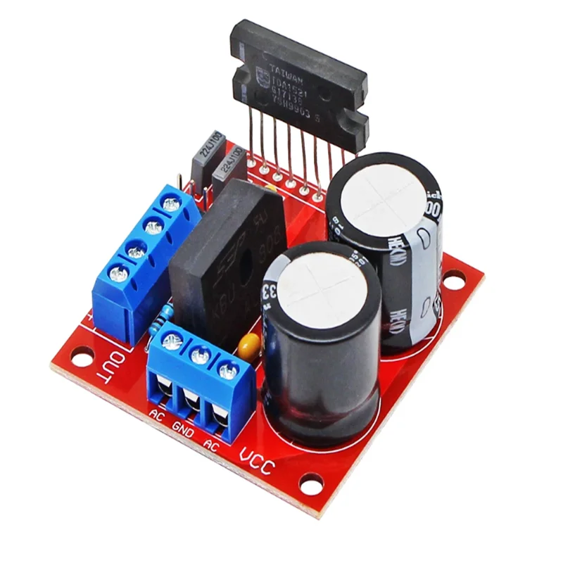 1PCS 2.0 Dual-channel audio TDA1521 power amplifier board module 2 * 15W stereo speaker modification amplification mainboard 12V 4