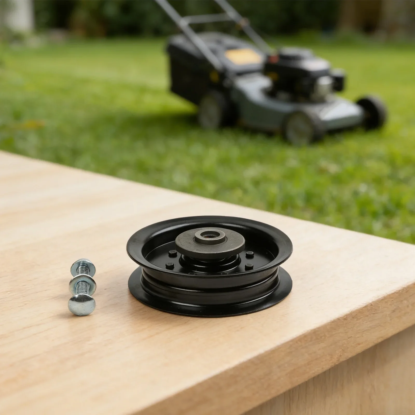 

Запасной натяжной ролик для газонокосилок Craftsman, совместимый с моделями TS342, TS343, TS348, а также с 48-дюймовыми и 54-дюймовыми деками.